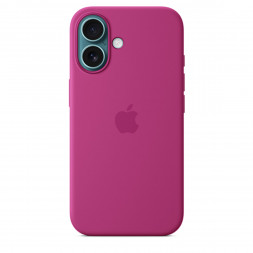 Чехол Apple для iPhone 16 Plus Silicone MagSafe, Fuchsia (MYYE3ZM/A)
