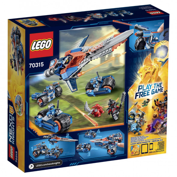Конструктор LEGO Nexo Knights 70315 Устрашающий разрушитель Клэя во Владивостоке
