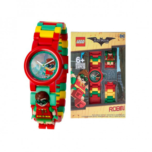 Часы LEGO Super Heroes 8020868 Batman Movie Робин с минифигуркой во Владивостоке