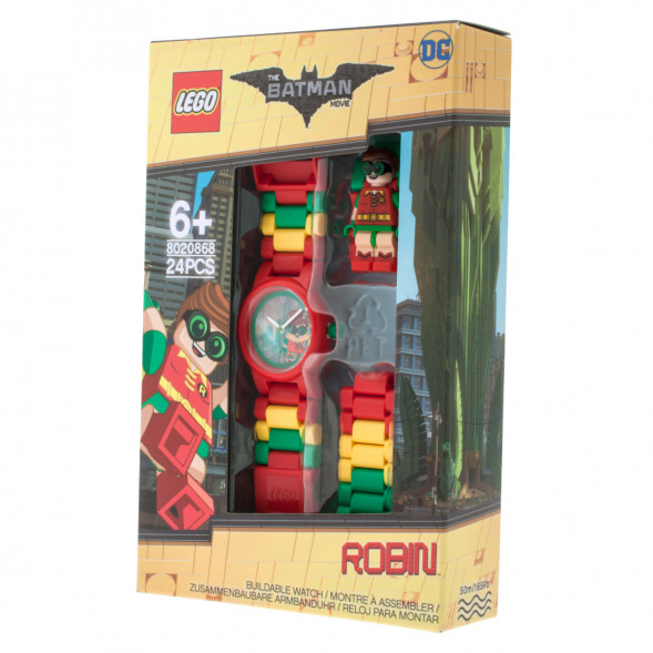 Часы LEGO Super Heroes 8020868 Batman Movie Робин с минифигуркой во Владивостоке