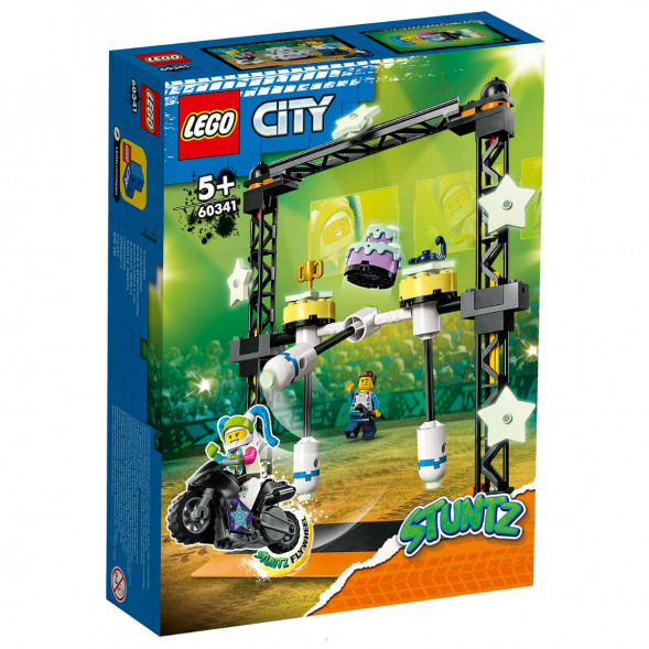 Конструктор LEGO City 60341 Трюковое испытание «Нокдаун» во Владивостоке