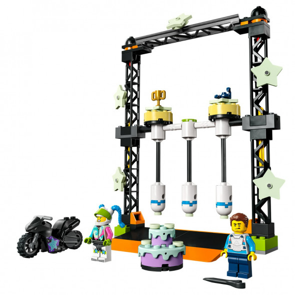 Конструктор LEGO City 60341 Трюковое испытание «Нокдаун» во Владивостоке