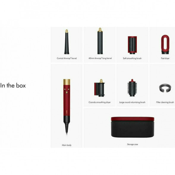 Стайлер Dyson Airwrap i.d. HS08 Straight+Wavy, Red Velvet/Gold (596927-01) во Владивостоке