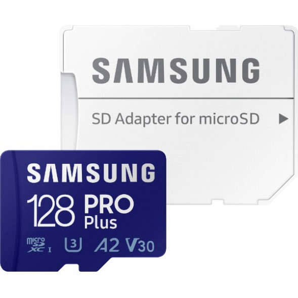 Карта памяти micro SDXC 128Gb Samsung PRO Plus U3 A2 V30 180/130MB/s (MB-MD128G-K) во Владивостоке