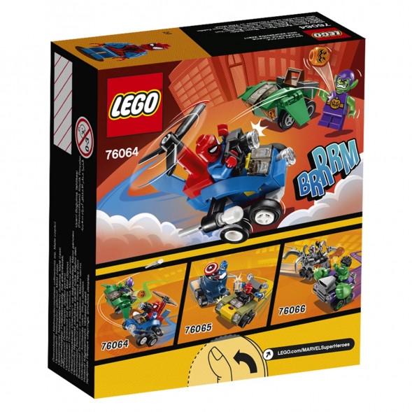 Конструктор LEGO Super Heroes 76064 Человек‑паук против Зелёного Гоблина во Владивостоке