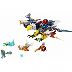 Конструктор LEGO Legends of Chima 70142 Огненный истребитель Орлицы Эрис