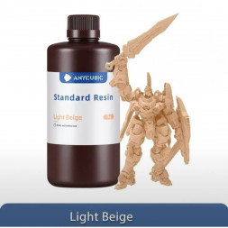 Смола для фотополимерного  принтера Anycubic Standard Resin Light Beige (Бежевый)