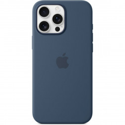 Чехол Apple для iPhone 16 Pro Max Silicone MagSafe, Denim (MYYU3ZM/A)