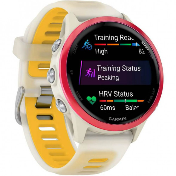 Умные часы Garmin Forerunner 570 42 мм Raspberry Aluminium/Translucent Bone/Mango 010-02970-02 во Владивостоке