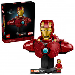 Конструктор LEGO Super Heroes 76327 Бюст Железного человека MK4