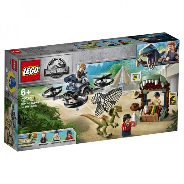 Конструктор LEGO Jurassic World 75934 Побег дилофозавра во Владивостоке