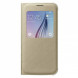 Чехол для Samsung Galaxy S6 S-View Cover (EF-CG920BFE), Gold во Владивостоке