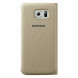 Чехол для Samsung Galaxy S6 S-View Cover (EF-CG920BFE), Gold во Владивостоке