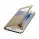 Чехол для Samsung Galaxy S6 S-View Cover (EF-CG920BFE), Gold во Владивостоке