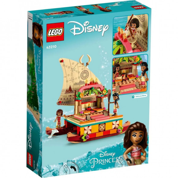 Конструктор LEGO Disney Princess 43210 Путеводная лодка Моаны во Владивостоке