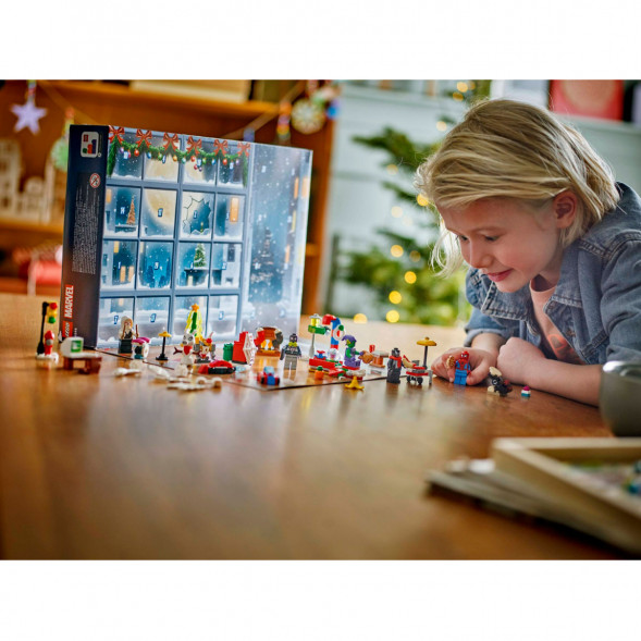 Конструктор LEGO Super Heroes 76293 Новогодний календарь Человек-паук, 2024 во Владивостоке