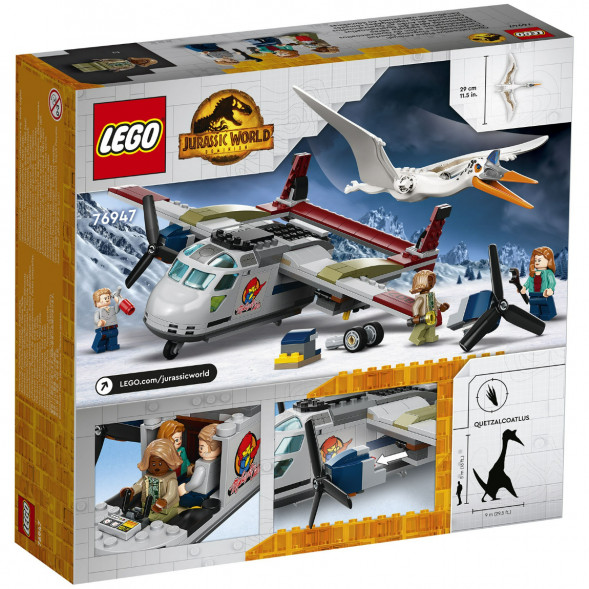 Конструктор LEGO Jurassic World 76947 Кетцалькоатль: нападение на самолёт во Владивостоке