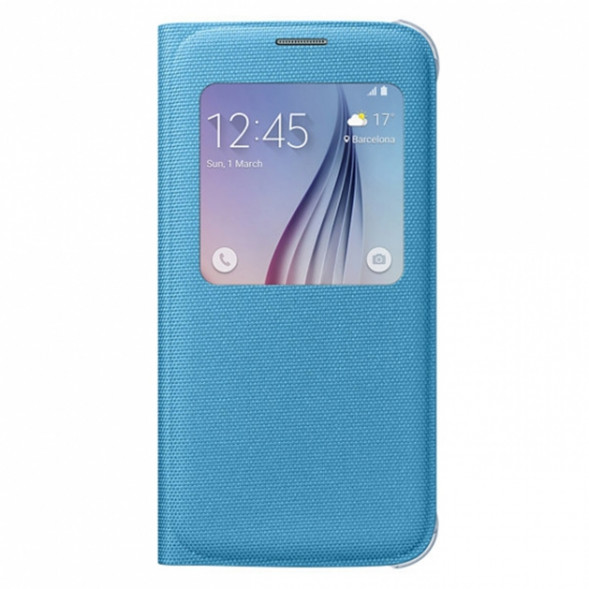 Чехол для Samsung Galaxy S6 S-View Cover (EF-CG920BLE), Blue во Владивостоке
