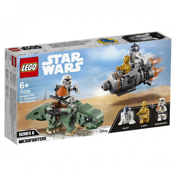 Конструктор LEGO Star Wars 75228 Спасательная капсула Микрофайтеры дьюбэк во Владивостоке