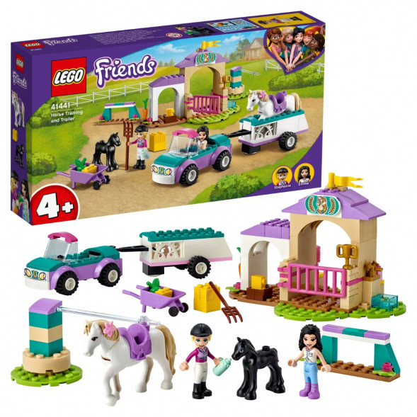 Конструктор LEGO Friends 41441 Тренировка лошади и прицеп для перевозки во Владивостоке