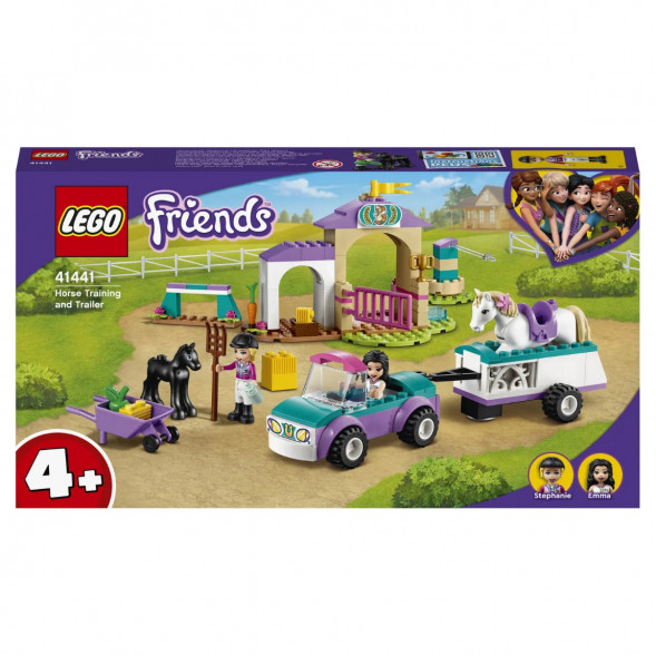Конструктор LEGO Friends 41441 Тренировка лошади и прицеп для перевозки во Владивостоке