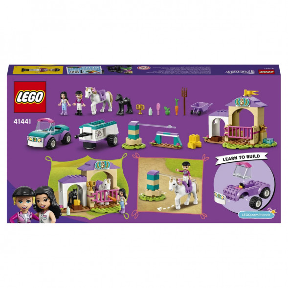 Конструктор LEGO Friends 41441 Тренировка лошади и прицеп для перевозки во Владивостоке