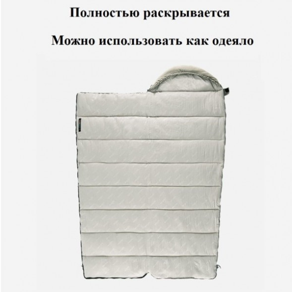 Спальный мешок Naturehike M300 (Левый), серый во Владивостоке