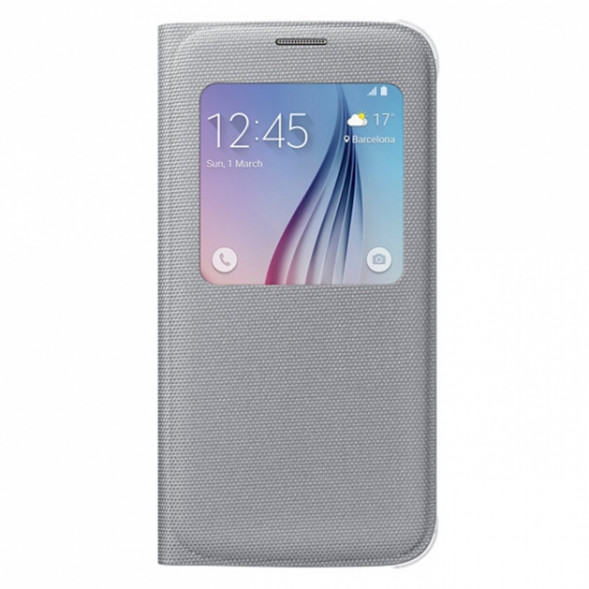 Чехол для Samsung Galaxy S6 S-View Cover (EF-CG920BSE), Silver во Владивостоке