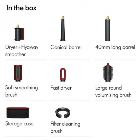Cтайлер Dyson Airwrap Complete Long HS08 (594804-01), Red Velvet/Gold во Владивостоке