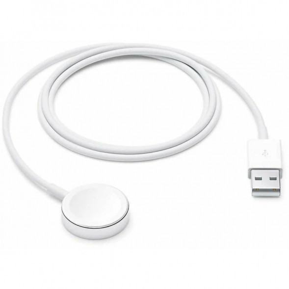 Кабель Apple USB с магнитным креплением для зарядки Apple Watch, 1 м, белый (MX2E2) во Владивостоке