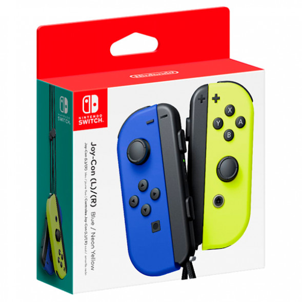 Геймпад Nintendo Switch Joy-Con controllers Duo, синий/желтый во Владивостоке