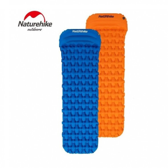 Надувной коврик туристический Naturehike FC-12, синий во Владивостоке
