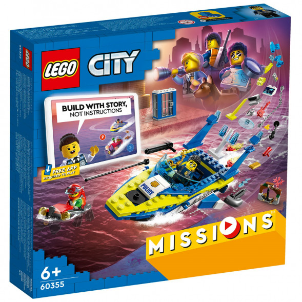 Конструктор LEGO City 60355 Детективные миссии водной полиции во Владивостоке