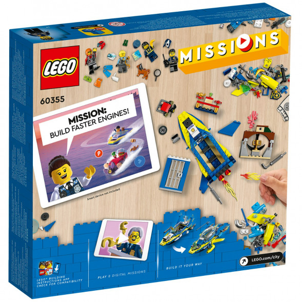 Конструктор LEGO City 60355 Детективные миссии водной полиции во Владивостоке