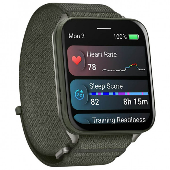 Умные часы Garmin Venu X1 Green с нейлоновым ремешком Moss ComfortFit 010-02980-03 во Владивостоке