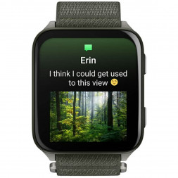 Умные часы Garmin Venu X1 Green с нейлоновым ремешком Moss ComfortFit 010-02980-03