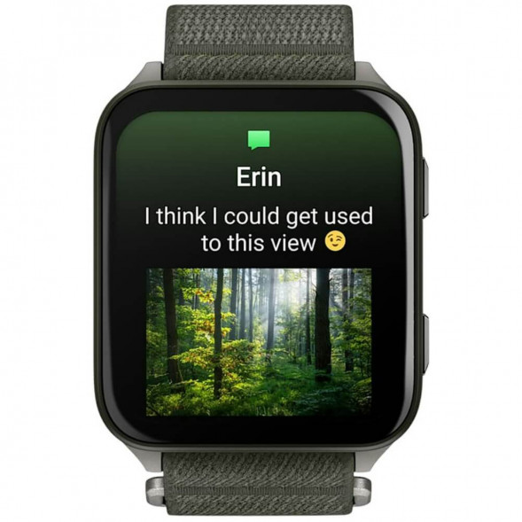 Умные часы Garmin Venu X1 Green с нейлоновым ремешком Moss ComfortFit 010-02980-03 во Владивостоке