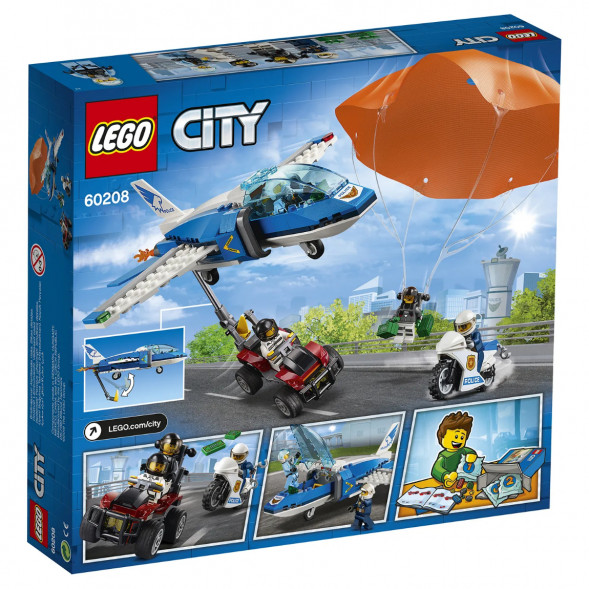 Конструктор LEGO City Police 60208 Воздушная полиция: арест парашютиста во Владивостоке