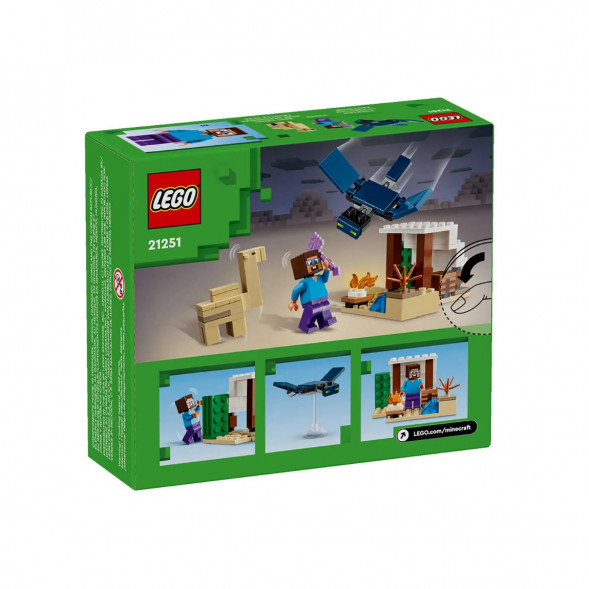 Конструкция LEGO Minecraft 21251 Экспедиция Стива в пустыню во Владивостоке