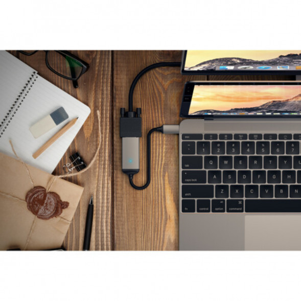 Адаптер Satechi USB Type-C to VGA , Space Gray во Владивостоке