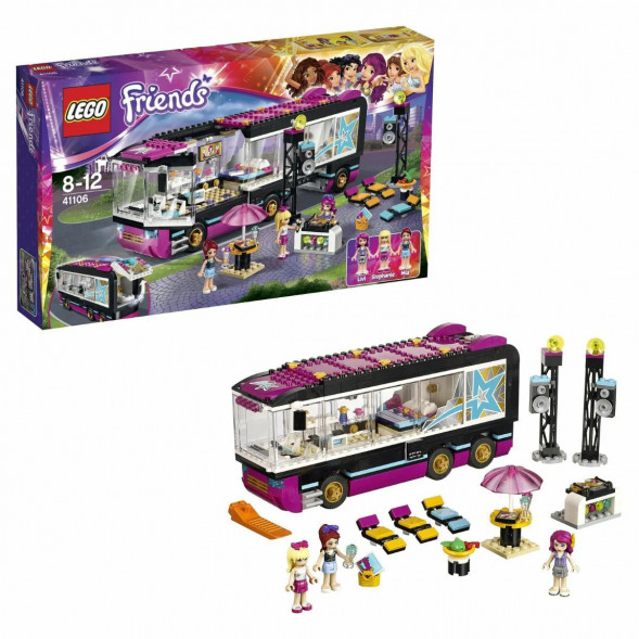 Конструктор LEGO Friends 41106 Поп звезда: гастроли во Владивостоке