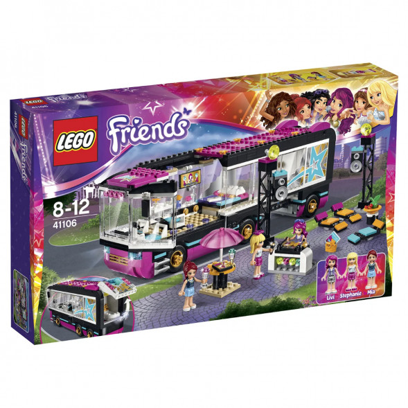 Конструктор LEGO Friends 41106 Поп звезда: гастроли во Владивостоке