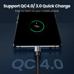 Кабель USB Type-C/Type-C Ugreen 60W, 1 м