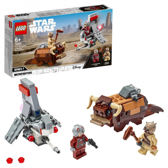 Конструктор LEGO Star Wars 75265 Микрофайтеры Скайхоппер T-16 против Банты во Владивостоке