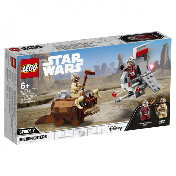 Конструктор LEGO Star Wars 75265 Микрофайтеры Скайхоппер T-16 против Банты во Владивостоке