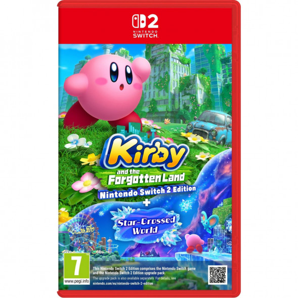 Игра Kirby and the Forgotten Land + Star-Crossed World [Nintendo Switch 2, английская версия] во Владивостоке