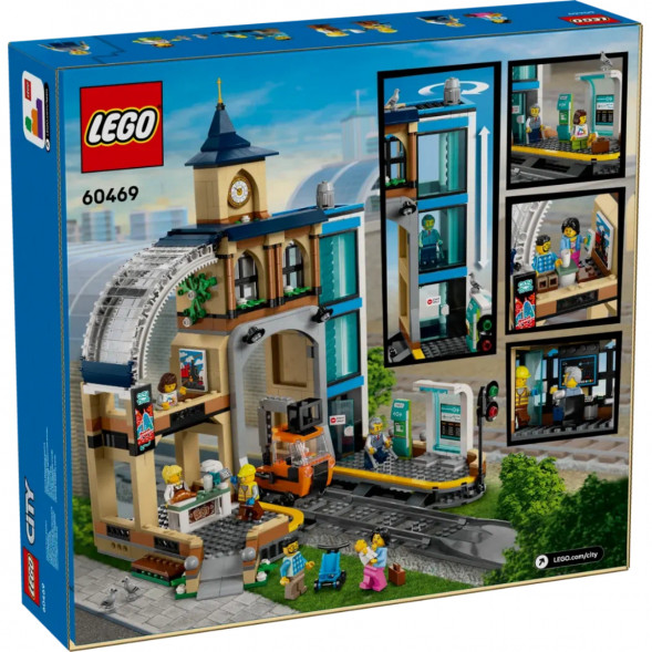 Конструктор LEGO City 60469 Центральный железнодорожный вокзал во Владивостоке