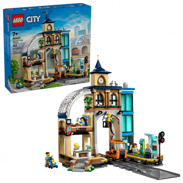 Конструктор LEGO City 60469 Центральный железнодорожный вокзал во Владивостоке