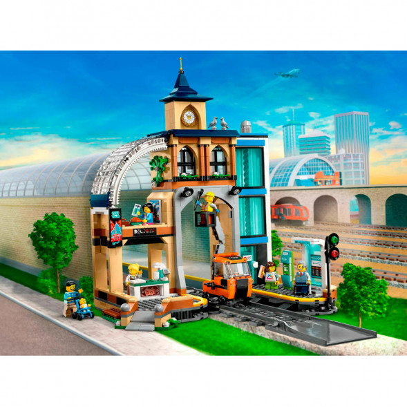 Конструктор LEGO City 60469 Центральный железнодорожный вокзал во Владивостоке