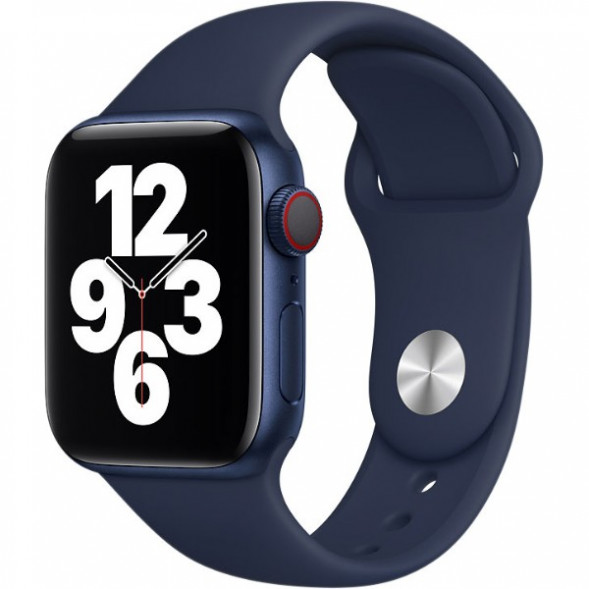 Ремешок для Apple Watch 44mm Deep Navy Sport Band (MYAX2ZM/A), тёмный ультрамарин во Владивостоке